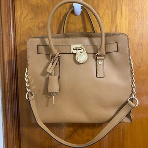 Michael Kors Large Hamilton Saffiano Leather purse